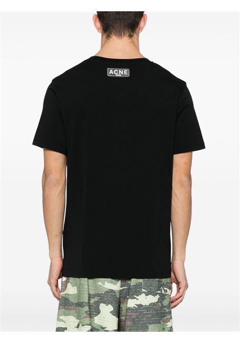 t-shirt con logo unisex nero in cotone ACNE STUDIOS | CL0265900